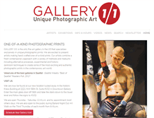 Tablet Screenshot of gallery1of1.com